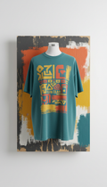 Graffiti Teal Heritage Graphic Tee